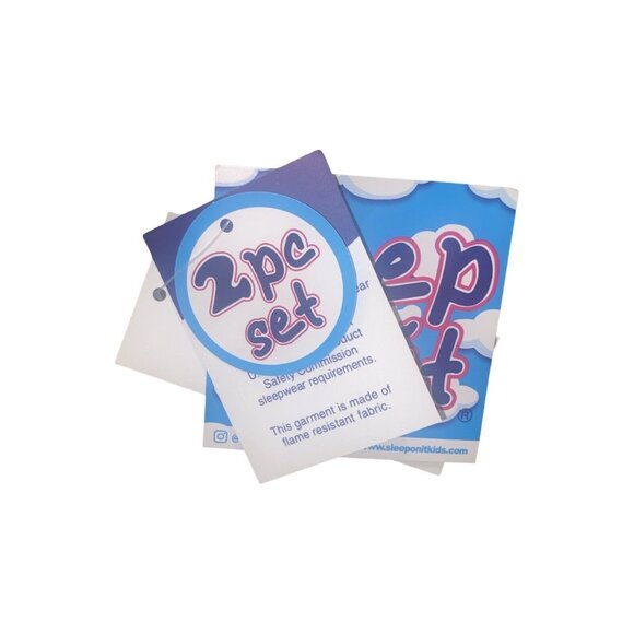 Sleep On It Girl's Size S (7/8) 2-Piece Long-Sleeved Pajama Sleep Set - Picture 8 of 10